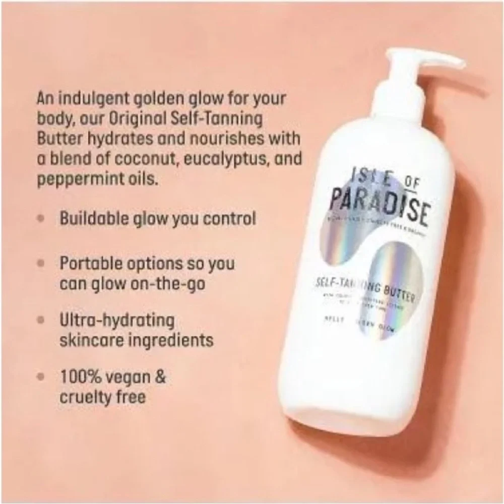 🌸Isle of Paradise White Suncare Pump Bottle